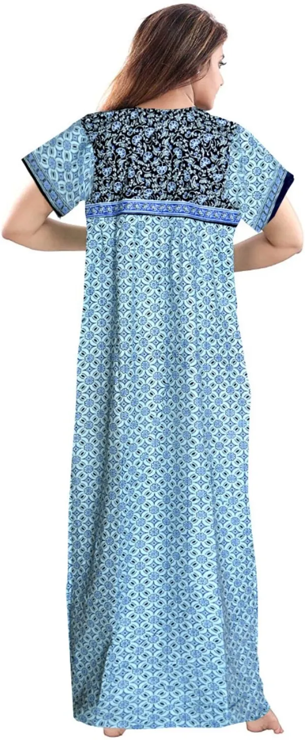 Pack_of_2_Pure_Cotton_Printed_Nighty_For_Women_|_Blue_&_Pink