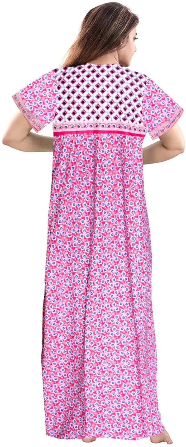 Pack_of_2_Pure_Cotton_Printed_Nighty_For_Women_|_Blue_&_Pink