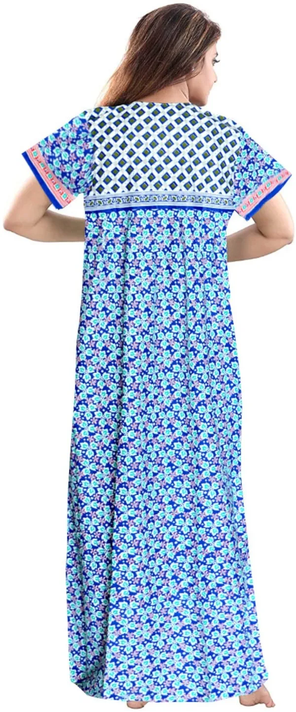 Pack_of_2_Pure_Cotton_Printed_Nighty_For_Women_|_Blue_&_Pink