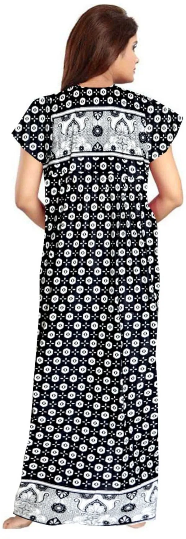 Pack_of_2_Pure_Cotton_Printed_Nighty_For_Women_|_Black_&_Red