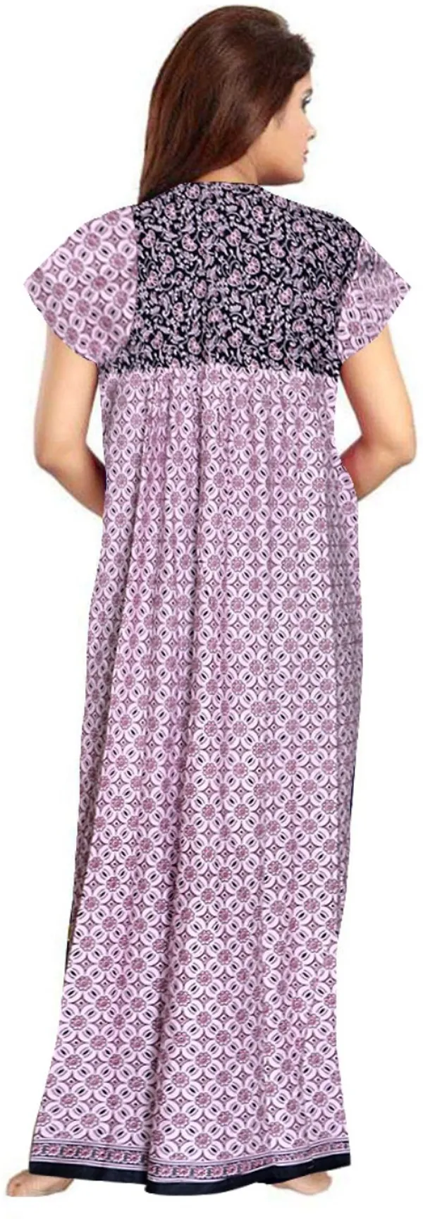 Pack_of_2_Pure_Cotton_Printed_Nighty_For_Women_|_Red_&_Pink