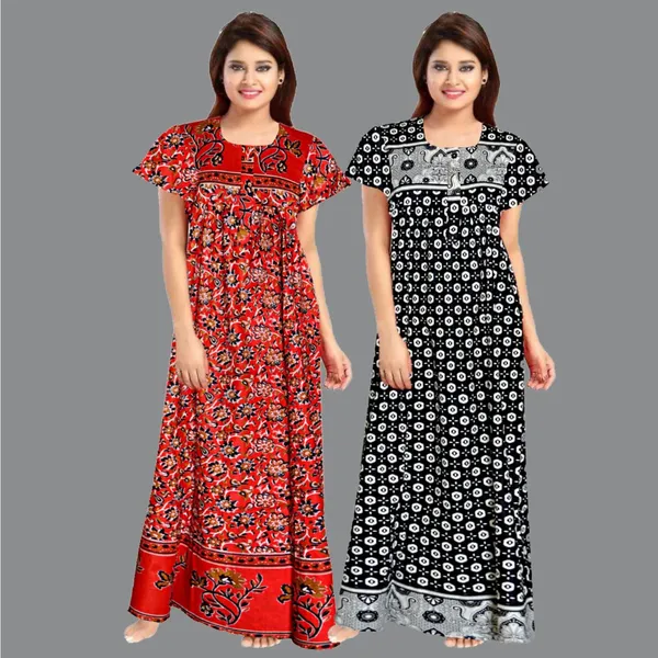 Pack_of_2_Pure_Cotton_Printed_Nighty_For_Women_|_Multicolor