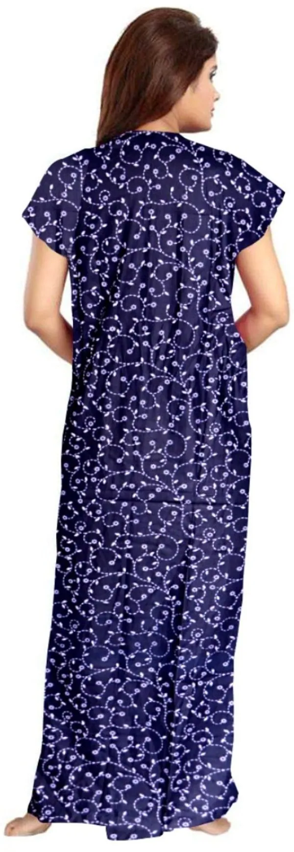 Pack_of_2_Pure_Cotton_Printed_Nighty_For_Women_|_Blue_&_Purple