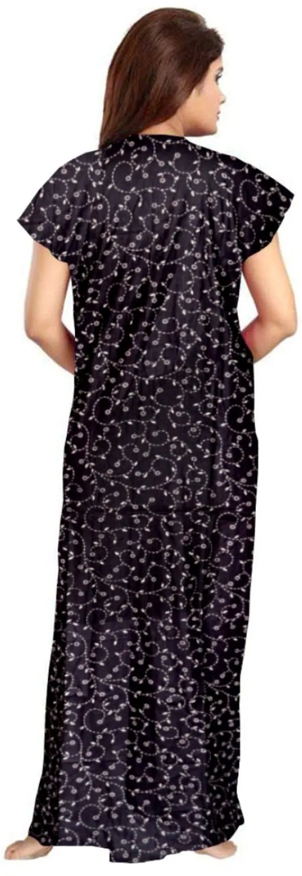 Pack_of_2_Pure_Cotton_Printed_Nighty_For_Women_|_Black_&_Grey
