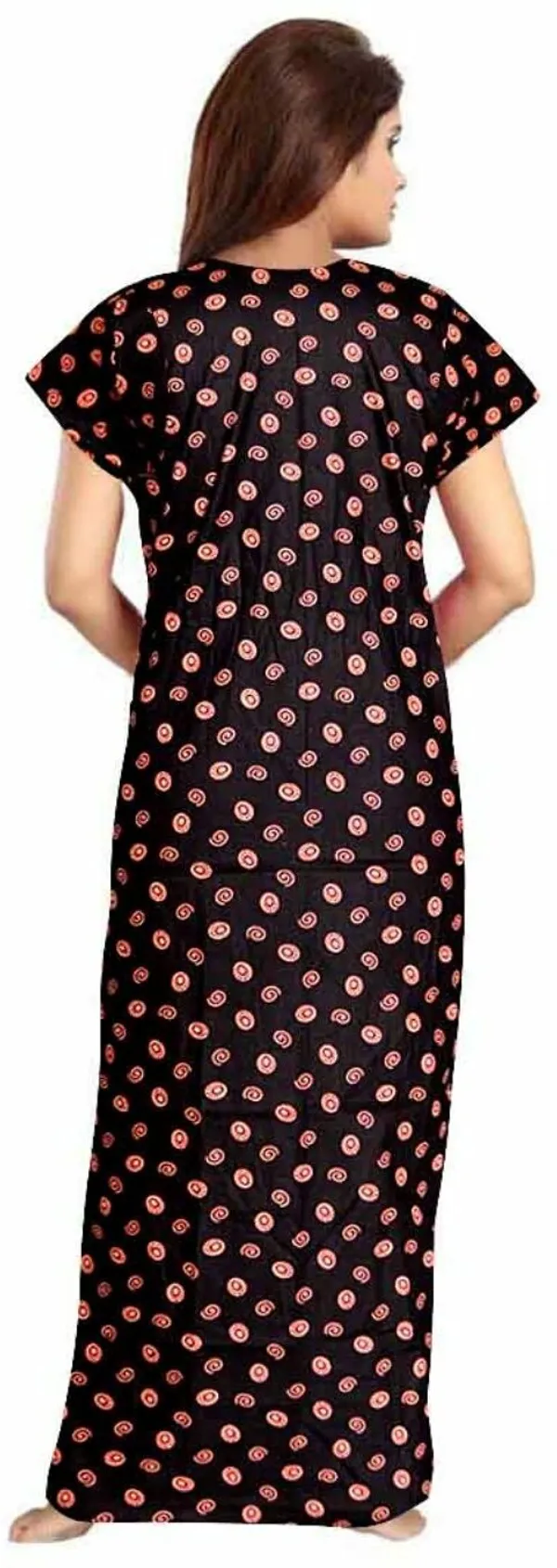 Pack_of_2_Pure_Cotton_Printed_Nighty_For_Women_|_Grey_&_Brown