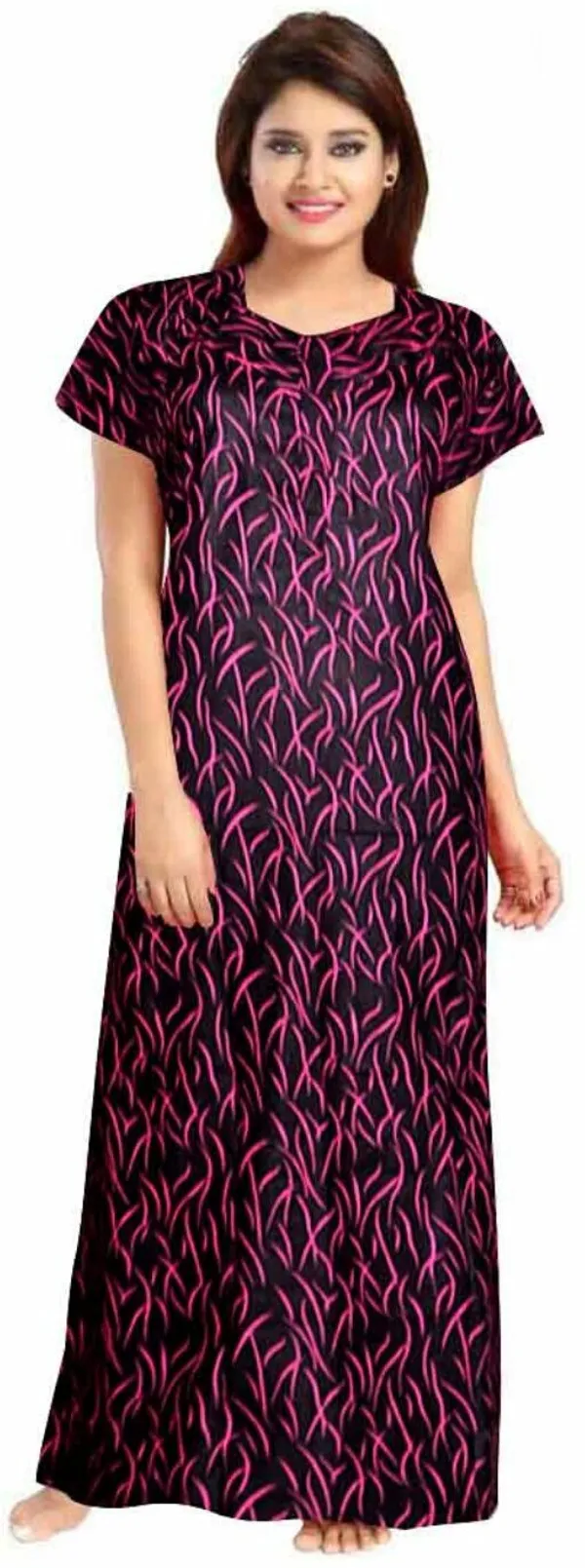 Pack_of_2_Pure_Cotton_Printed_Nighty_For_Women_|_Pink_&_Beige