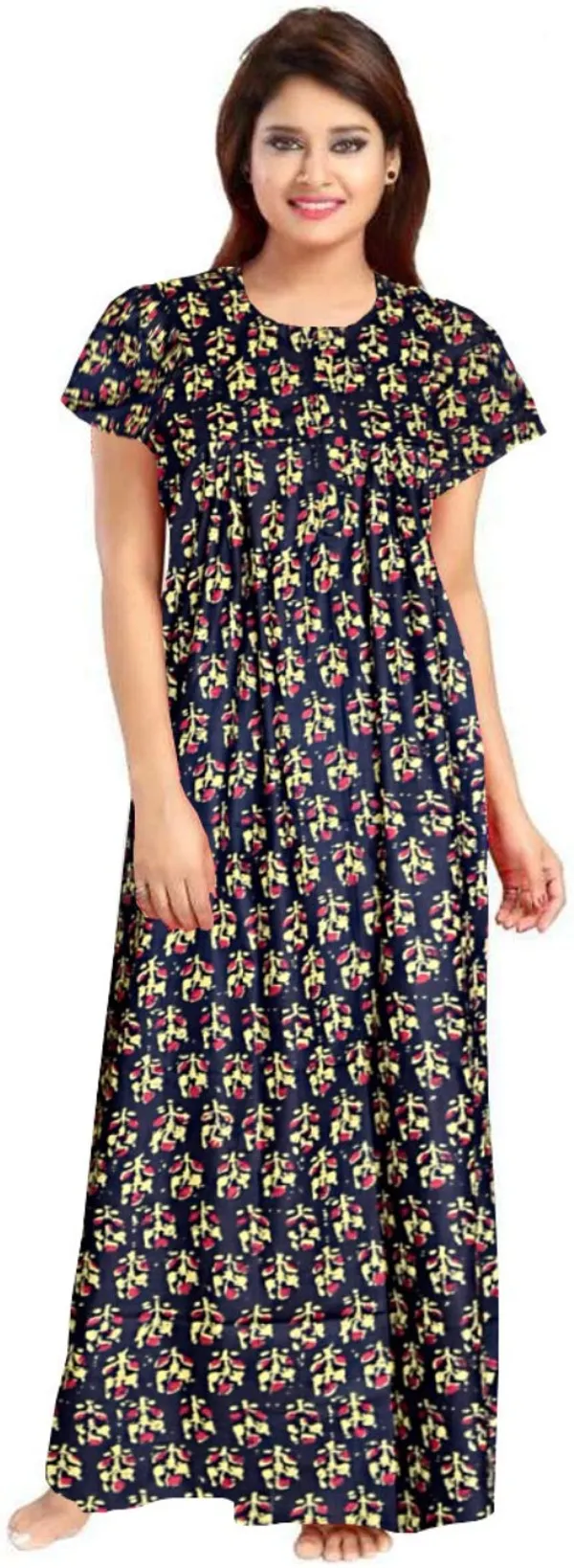 Pack_of_2_Pure_Cotton_Printed_Nighty_For_Women_|_Red_&_Black