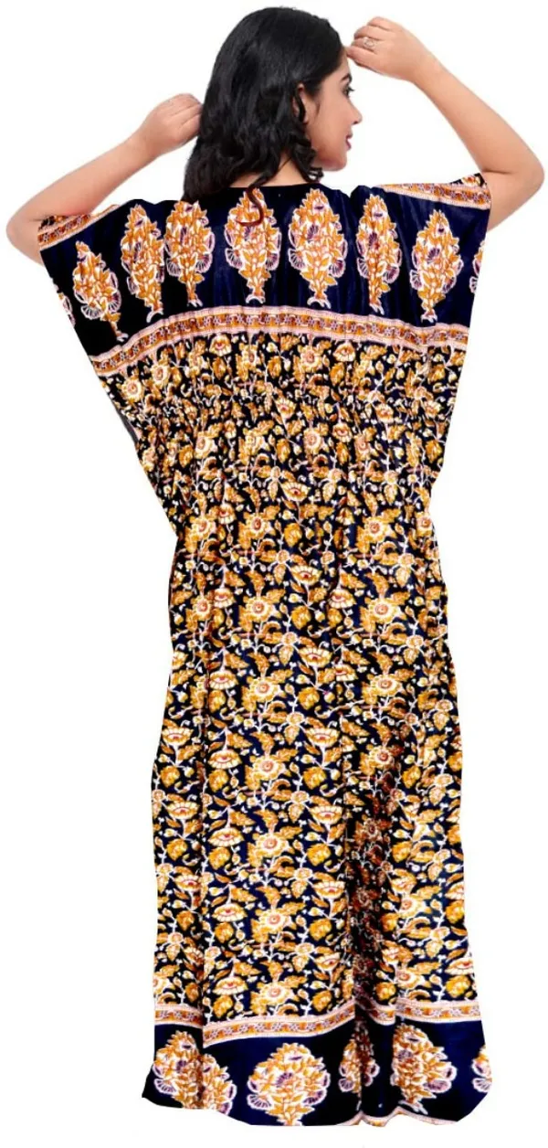 Pack_of_2_Pure_Cotton_Printed_Nighty_For_Women_|_Pink_&_Brown