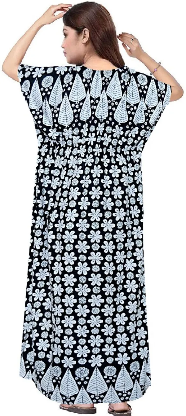 Pack_of_2_Pure_Cotton_Printed_Nighty_For_Women_|_Yellow_&_Black