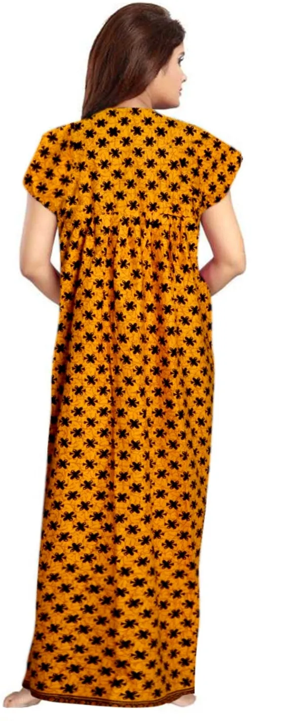 Pack_of_2_Pure_Cotton_Printed_Nighty_For_Women_|_Black_&_Yellow