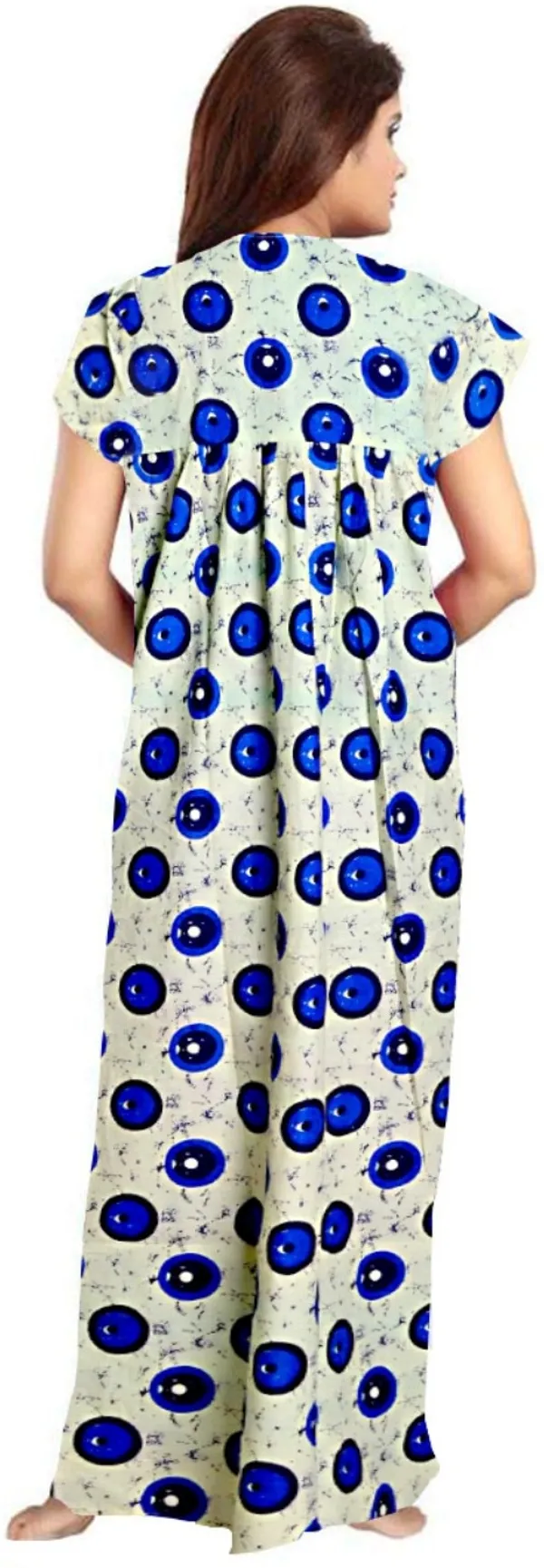 Pack_of_2_Pure_Cotton_Printed_Nighty_For_Women_|_Blue_&_Black