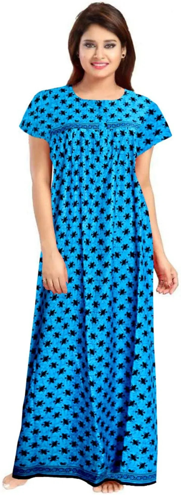 Pack_of_2_Pure_Cotton_Printed_Nighty_For_Women_|_Blue_&_Pink