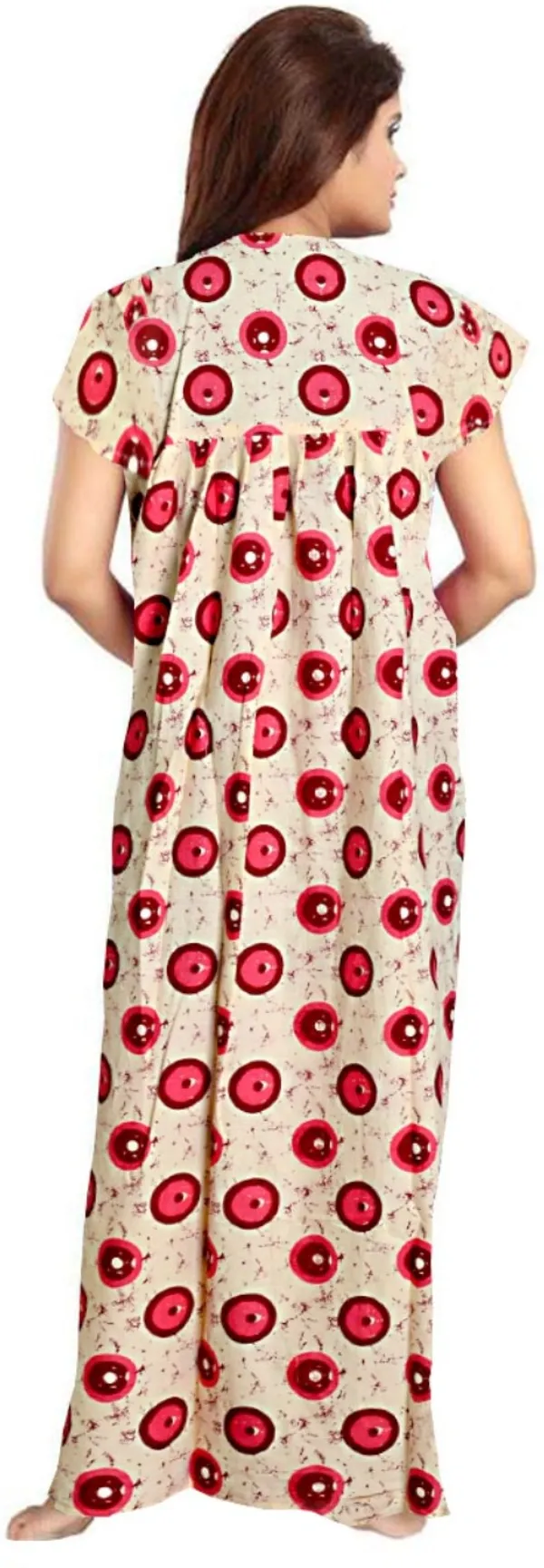 Pack_of_2_Pure_Cotton_Printed_Nighty_For_Women_|_Pink_&_Blue