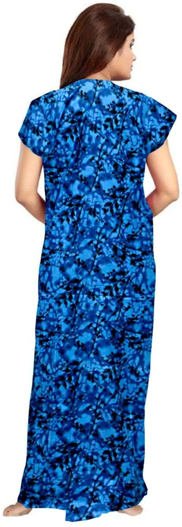 Pack_of_2_Pure_Cotton_Printed_Nighty_For_Women_|_Blue_&_Green