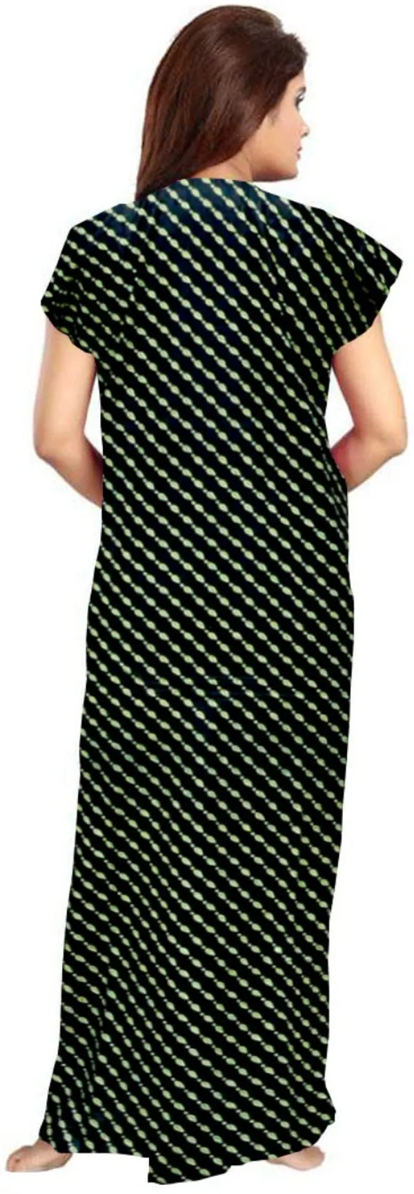 Pack_of_2_Pure_Cotton_Printed_Nighty_For_Women_|_Black_&_Green