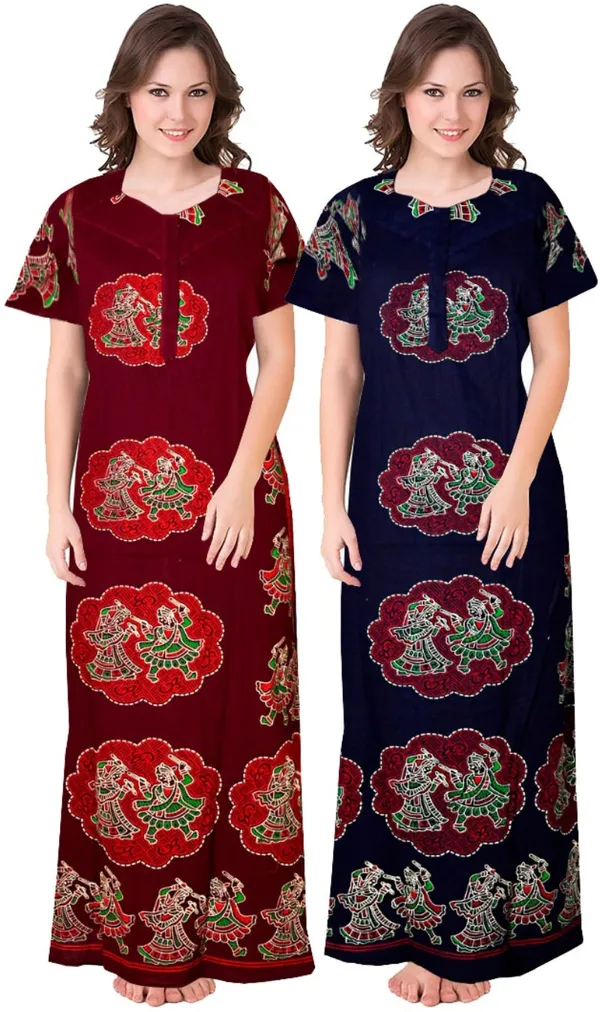Pack_of_2_Pure_Cotton_Printed_Nighty_For_Women_|_Multicolor
