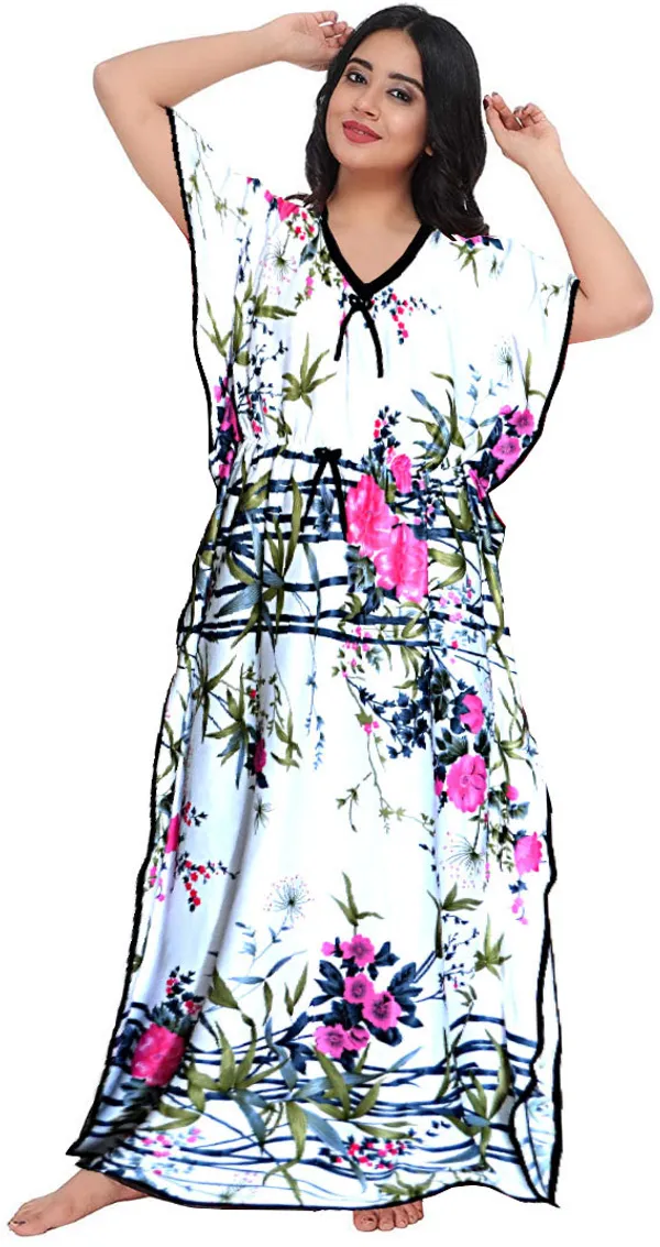 Pack_of_2_Satin_Printed_Long_Kaftan_Nighty_For_Women_|_Blue