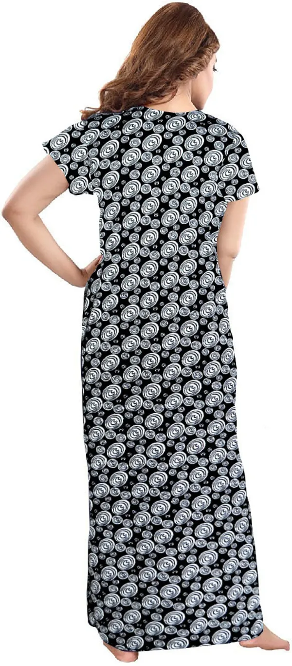 Pack_of_2_Satin_Printed_Long_Nighty_For_Women_|_Pink_&_Black