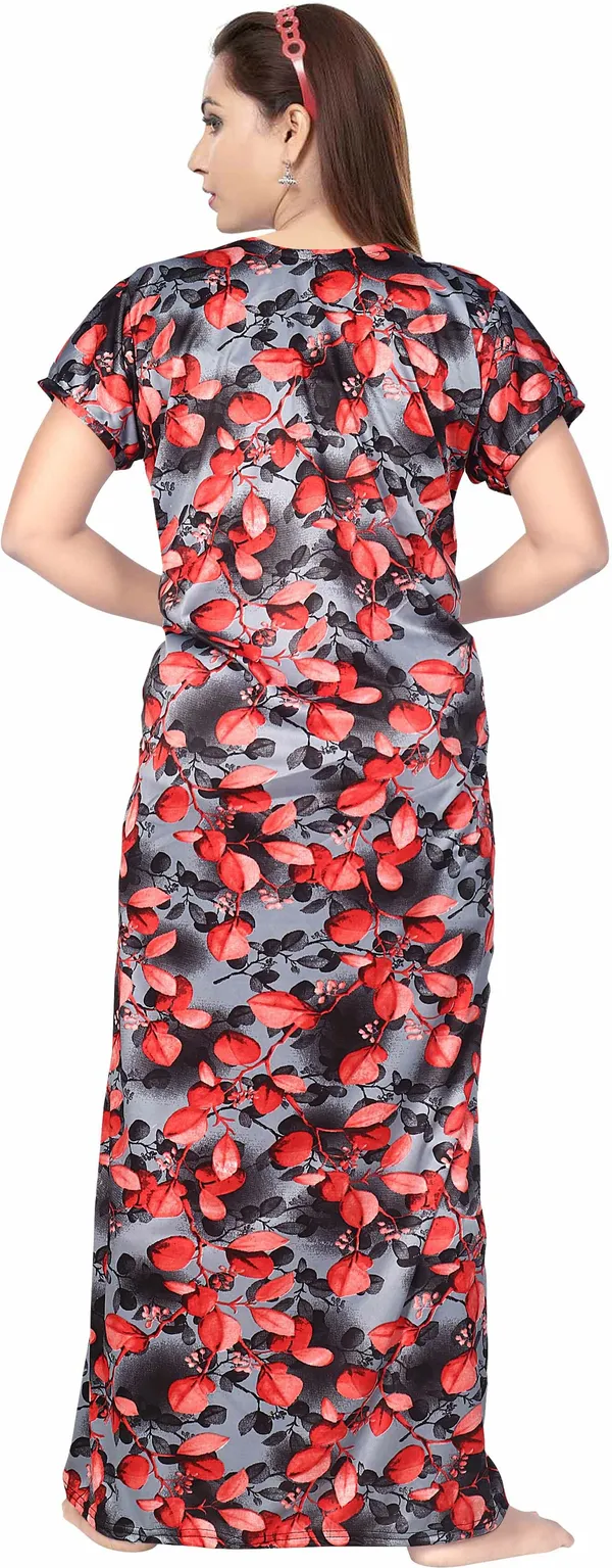 Pack_of_2_Satin_Printed_Nighty_For_Women_|_Black_&_Grey