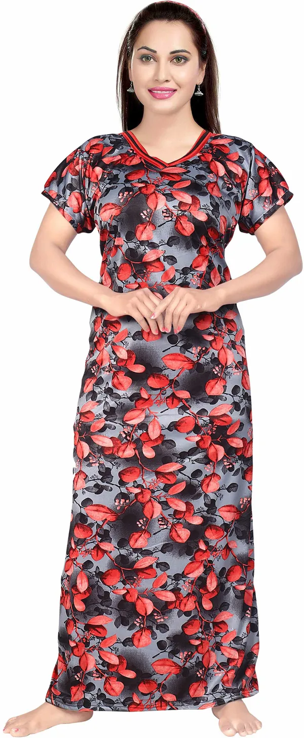 Pack_of_2_Satin_Printed_Nighty_For_Women_|_Black_&_Grey