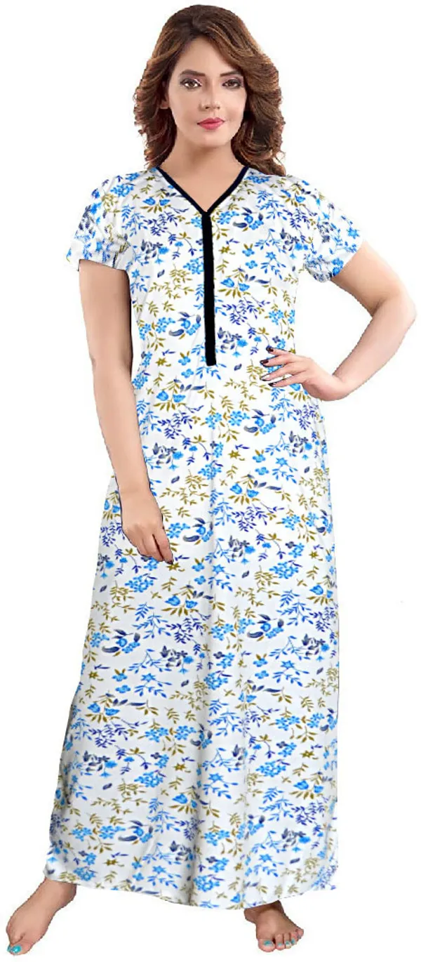 Pack_of_2_Satin_Printed_Nighty_For_Women_|_Multicolor_&_Blue