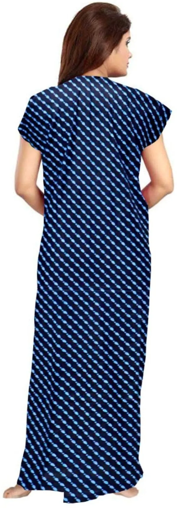 Pack_of_2_Pure_Cotton_Printed_Nighty_For_Women_|_Blue_&_Maroon