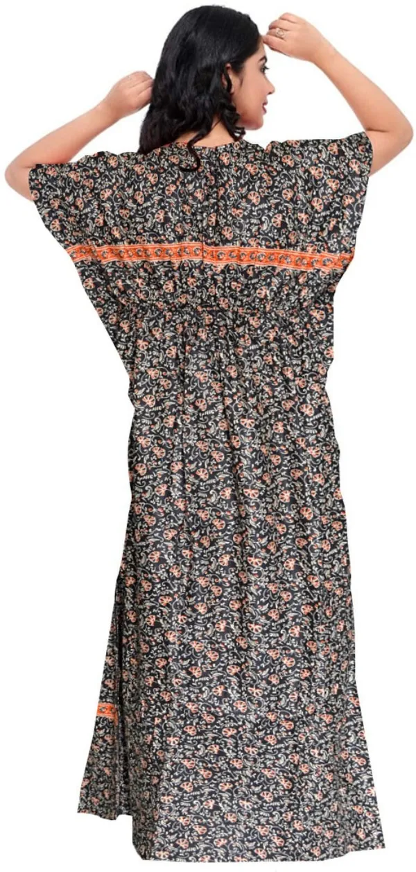Pack_of_2_Pure_Cotton_Printed_Nighty_For_Women_|_Black_&_Red