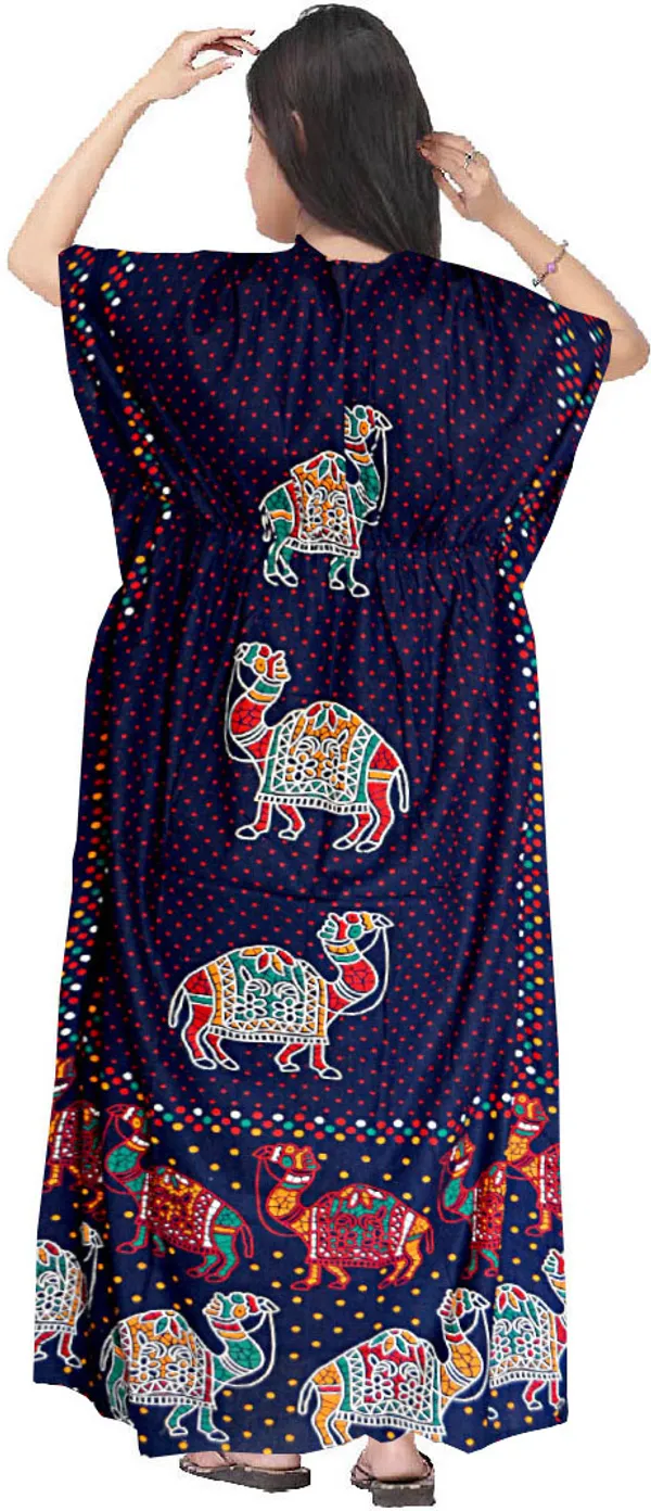 Pack_of_2_Pure_Cotton_Printed_Nighty_For_Women_|_Blue_&_Pink