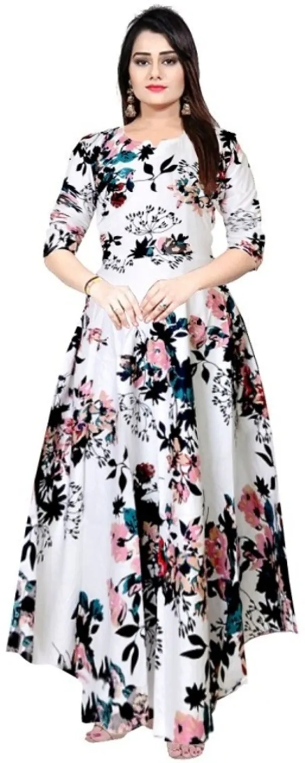 Pink_Rayon_Blend_Printed_Full_Length_Gown_For_Women