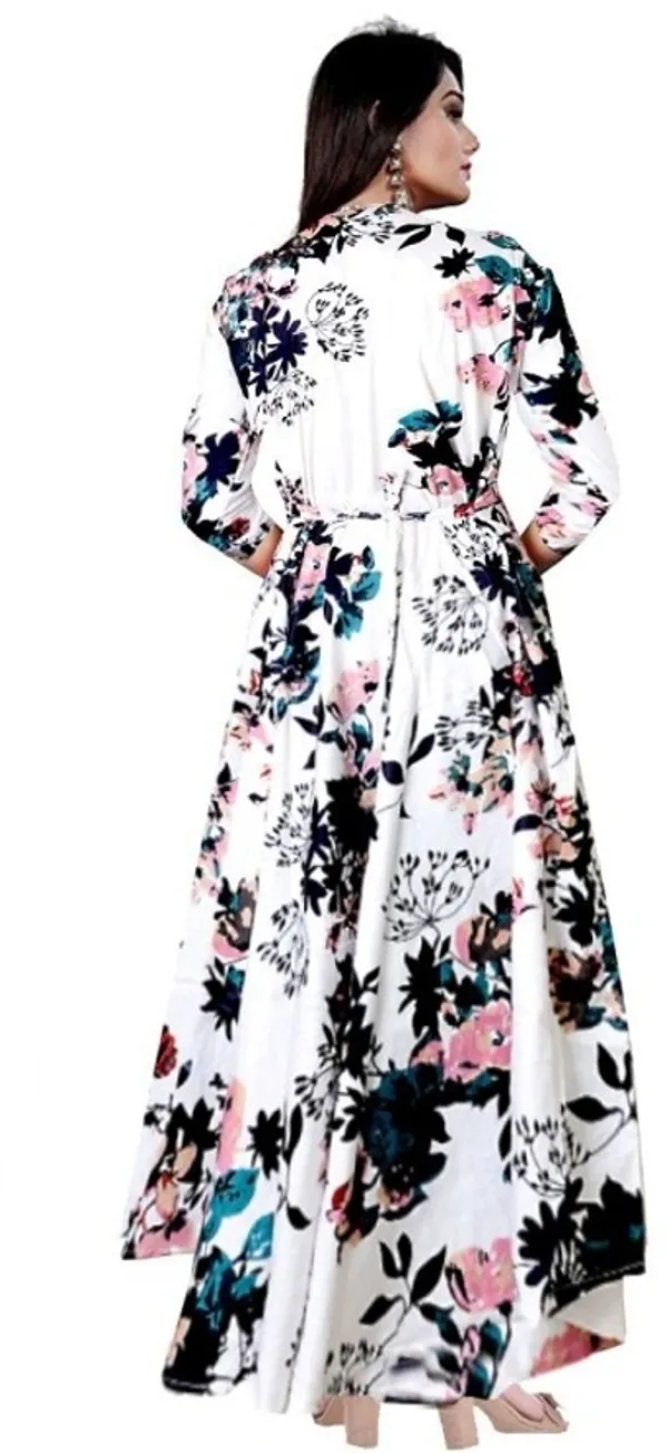 Pink_Rayon_Blend_Printed_Full_Length_Gown_For_Women