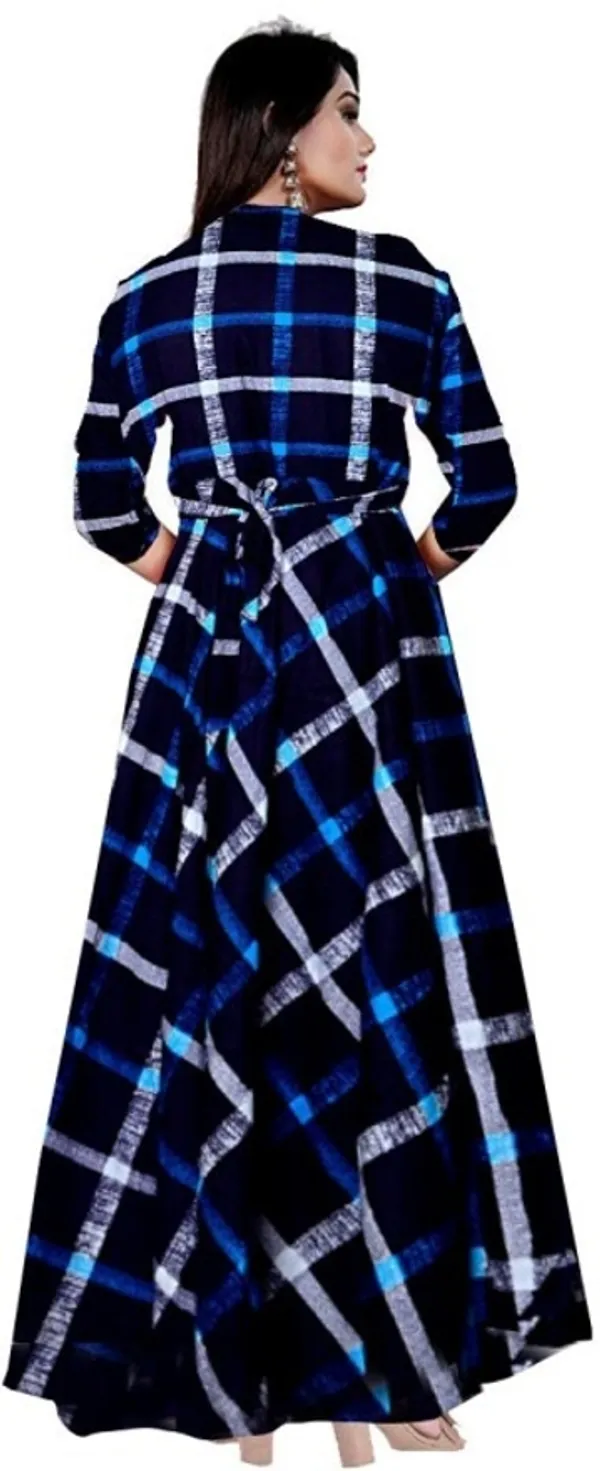 Blue_Rayon_Blend_Printed_Full_Length_Gown_For_Women