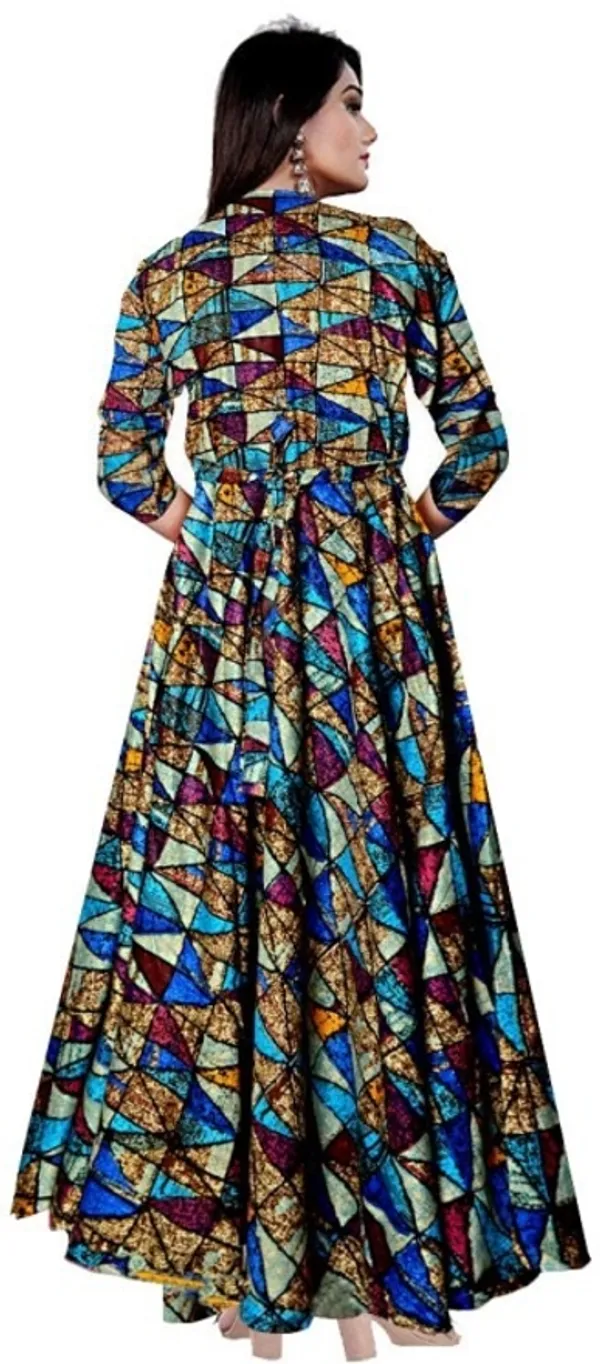 Rayon_Blend_Printed_Full_Length_Gown_For_Women