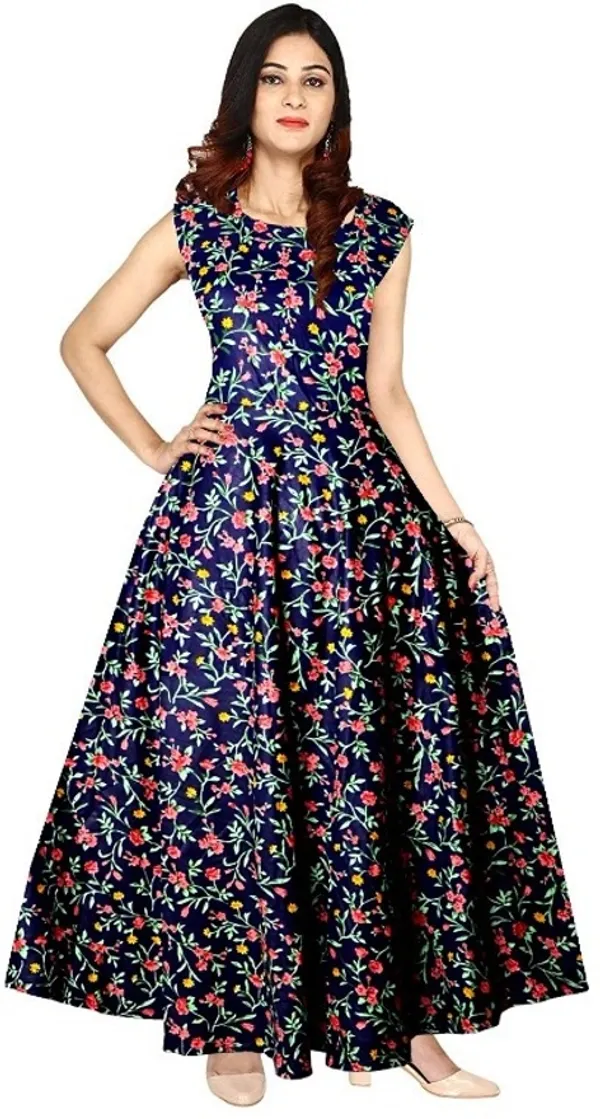 Rayon_Blend_Printed_Full_Length_Gown_For_Women