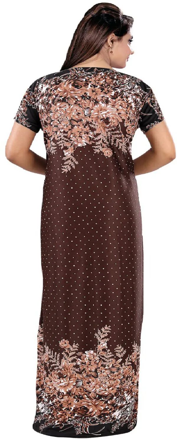 Satin_Polka_Floral_Long_Nighty_For_Women