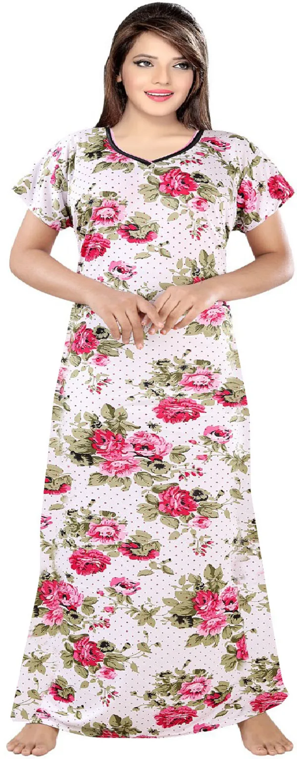 Pink_Satin_Floral_Long_Nighty_For_Women