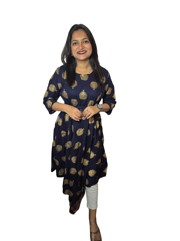 Blue_Rayon_Blend_Printed_Full_Length_Gown_For_Women