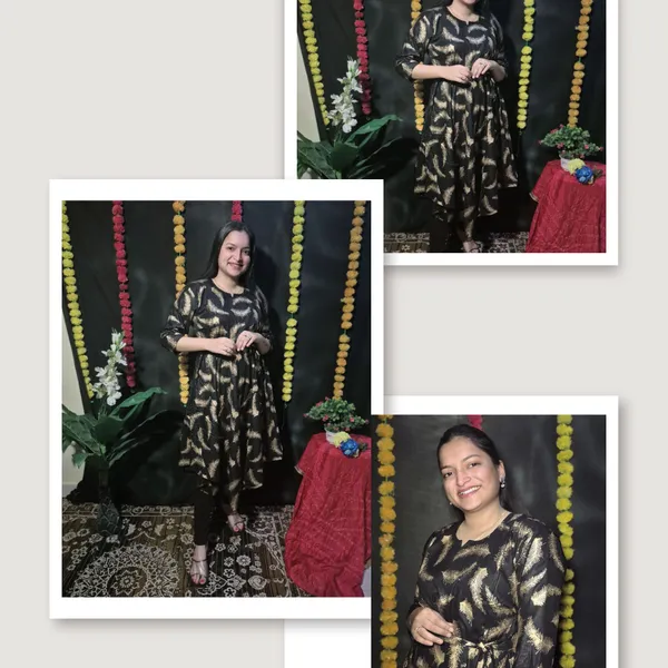 Black_Rayon_Blend_Printed_Full_Length_Gown_For_Women