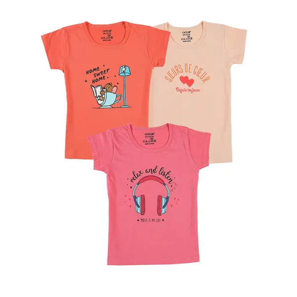 Pack_of_3_Multicolor_Fine_Cotton_TShirt_For_Girls