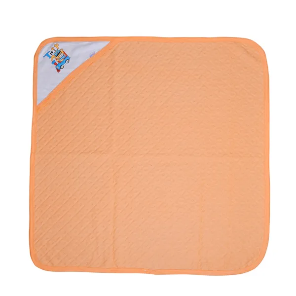 Pack_Of_2_Blue_&_Orange_Ultra_Soft_Cotton_Baby_Hooded_Towel__(28_X_28_Inch)