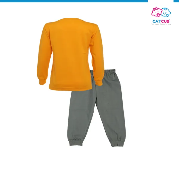 Yellow_Cotton_Printed_TShirt_&_Pant_Set_For_Boys