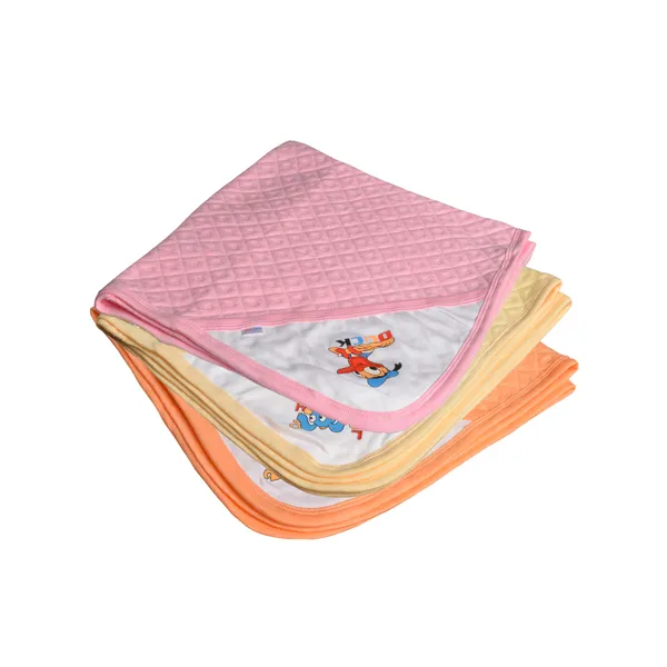 Pack_Of_3_Orange_&_Pink_&_Cream_Ultra_Soft_Cotton_Baby_Hooded_Towel_(28_X_28_Inch)