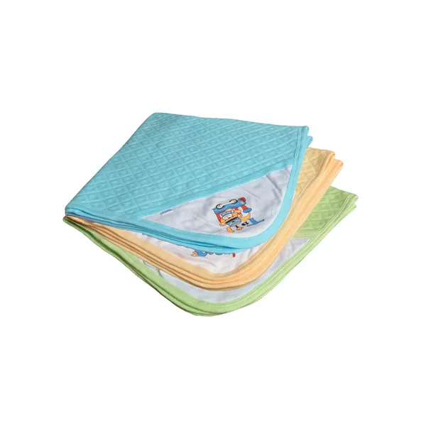 Pack_Of_3_Blue_&_Green_&_Cream_Ultra_Soft_Cotton_Baby_Hooded_Towel__(28_X_28_Inch)