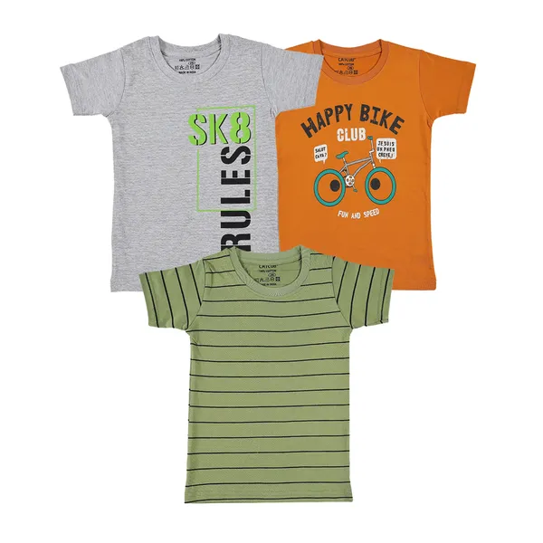 Pack_of_3_Multicolor_Fine_Cotton_TShirt_For_Girls