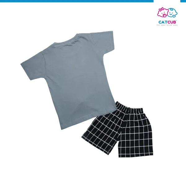 Grey_Cotton_Teddy_Printed_TShirt_&_Shorts_Set_For_Boys