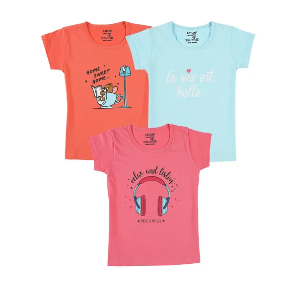 Pack_of_3_Multicolor_Fine_Cotton_TShirt_For_Girls