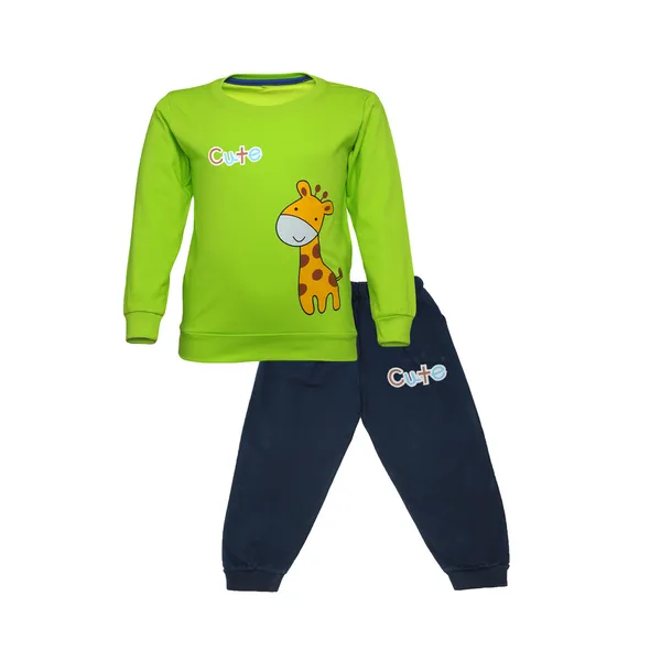 Light_Green_Cotton_Cute_Giraffe_Printed_TShirt_&_Pant_Set_For_Boys