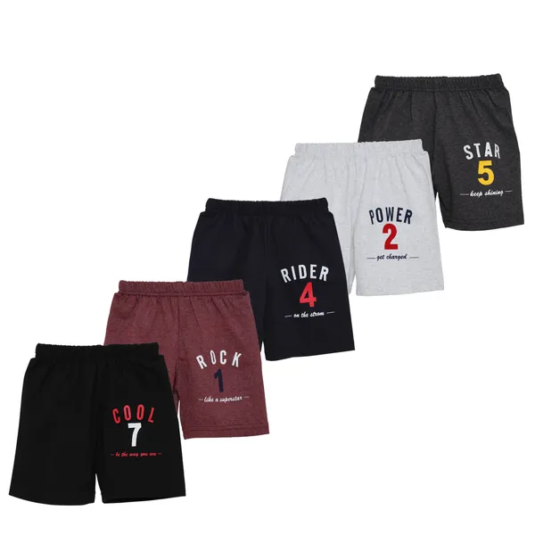 Pack_Of_5__Cotton_Regular_Fit_Shorts_For_Boys_&_Girls