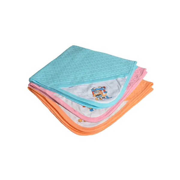 Pack_Of_3_Blue_&_Orange_&_Pink_Ultra_Soft_Cotton_Baby_Hooded_Towel__(28_X_28_Inch)