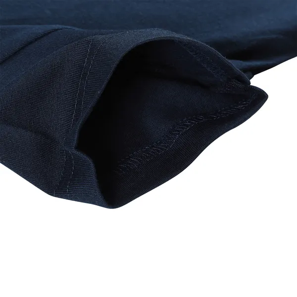 Navy_Blue_Fine_Cotton_TShirt_For_Girls