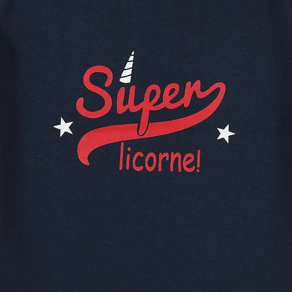 Navy_Blue_Fine_Cotton_TShirt_For_Girls
